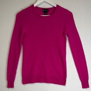 C by Bloomingdale’s Cashmere Sweater in Hot Pink